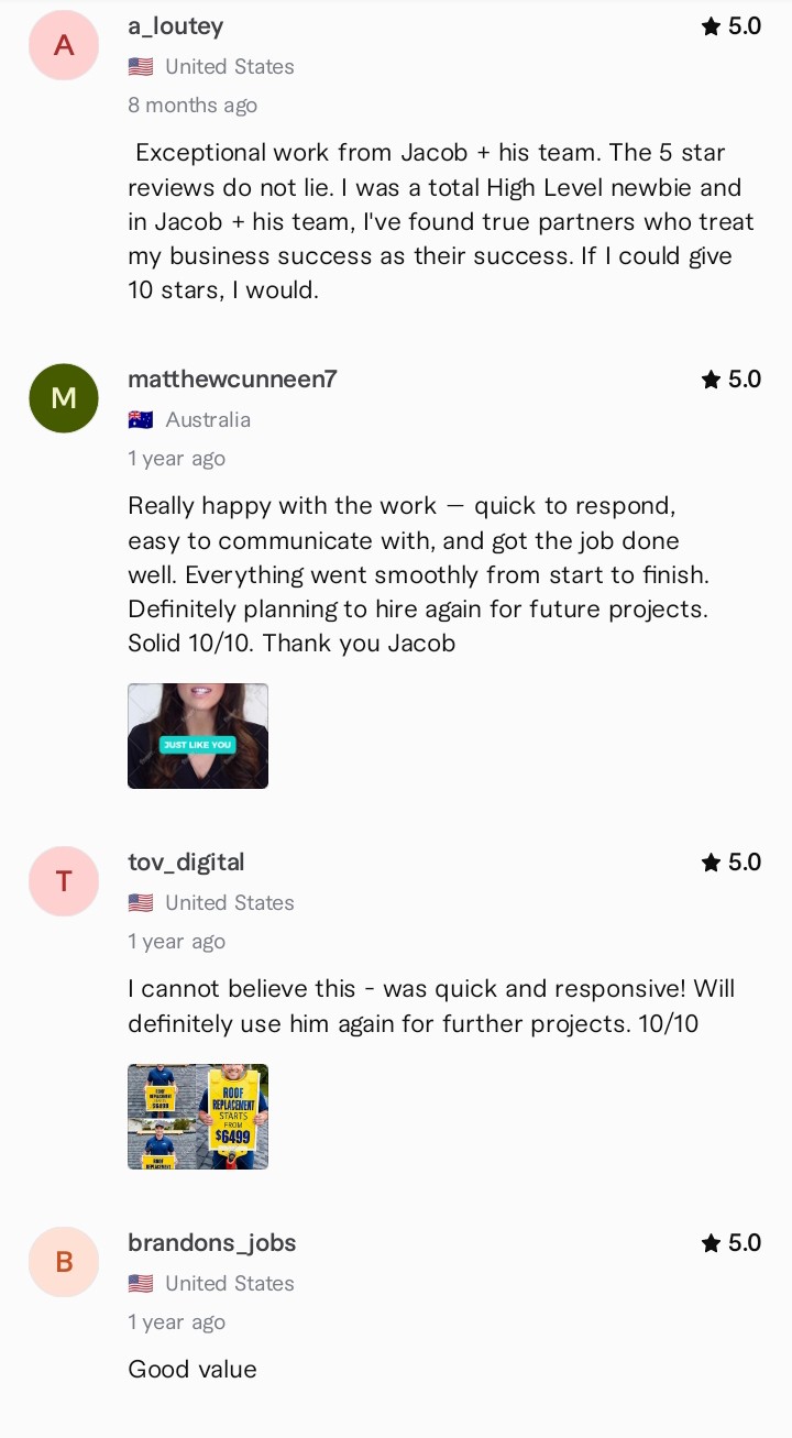 Verified client review 7